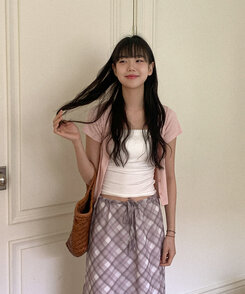 【カップ付き】シックスティーンシャーリングスリーブレス5色 IVORY