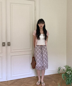 【カップ付き】シックスティーンシャーリングスリーブレス5色 IVORY