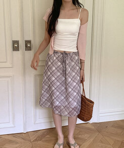 【カップ付き】シックスティーンシャーリングスリーブレス5色 IVORY