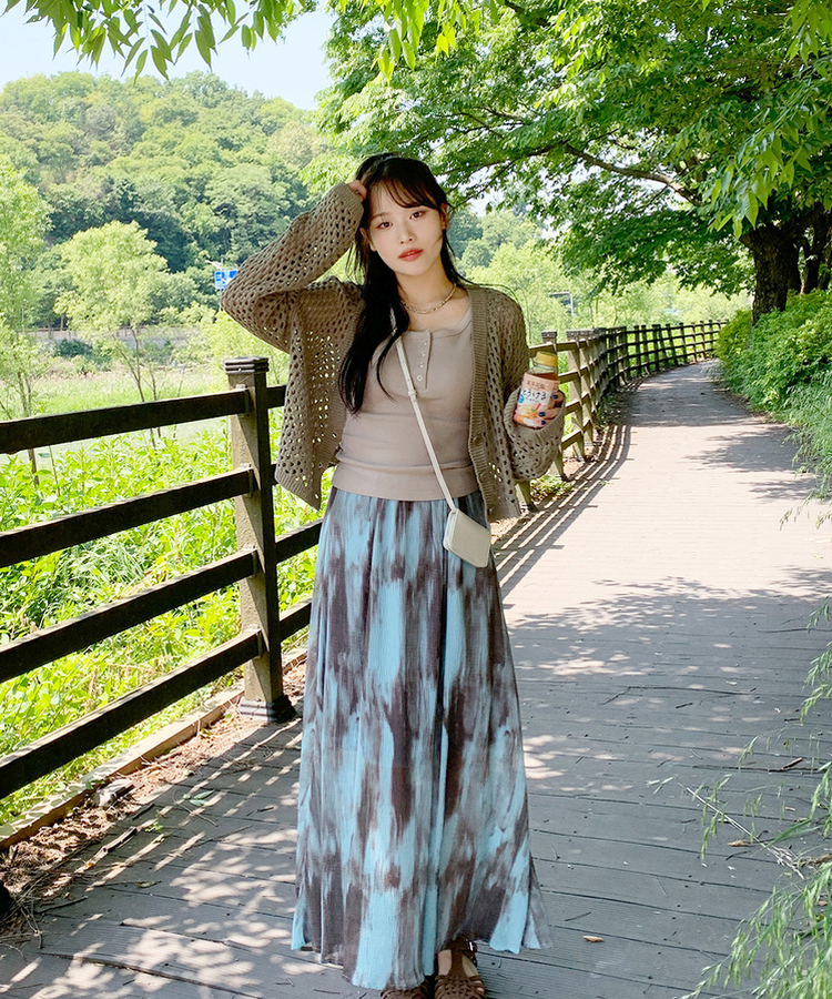 スナップボタンタンクトップ5色 COCO BEIGE