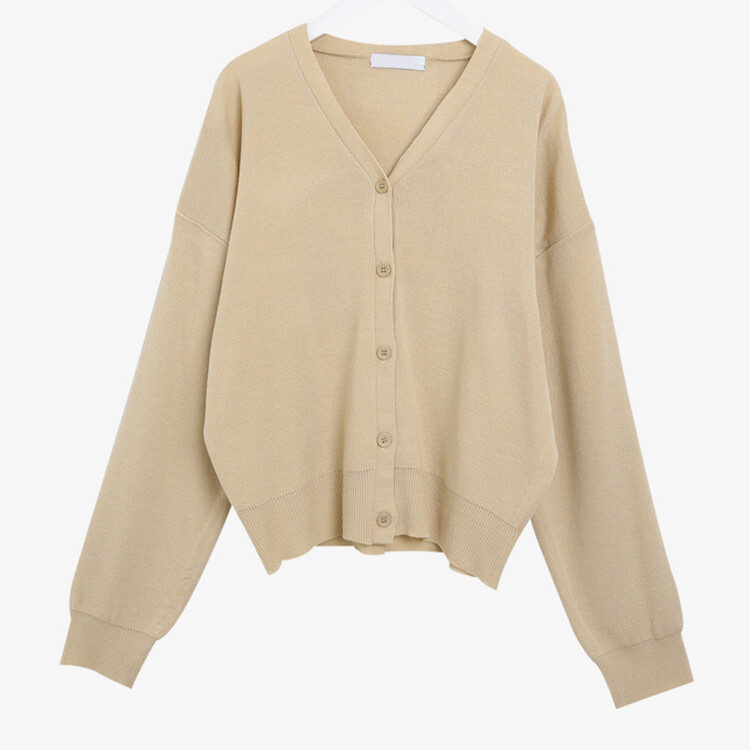 (13컬러) 베이직 페더 브이넥 니트 가디건