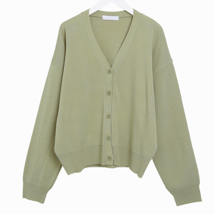 (13컬러) 베이직 페더 브이넥 니트 가디건