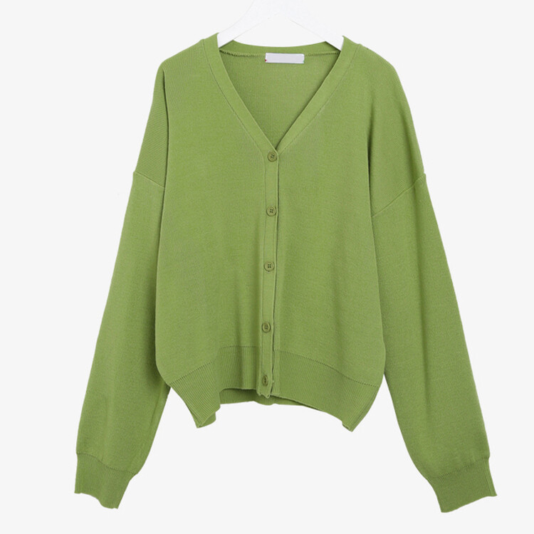 (13컬러) 베이직 페더 브이넥 니트 가디건