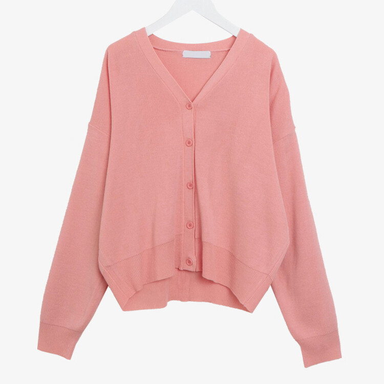 (13컬러) 베이직 페더 브이넥 니트 가디건