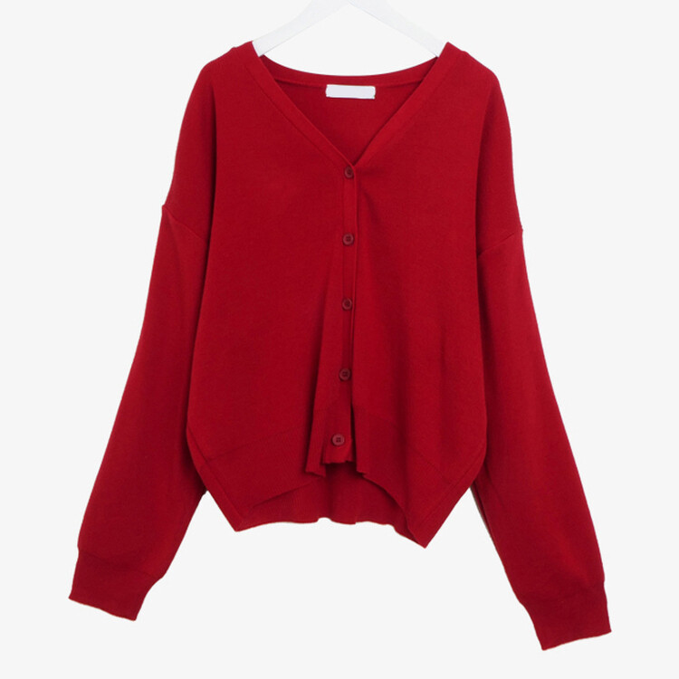 (13컬러) 베이직 페더 브이넥 니트 가디건