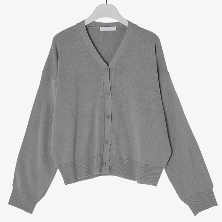 (13컬러) 베이직 페더 브이넥 니트 가디건