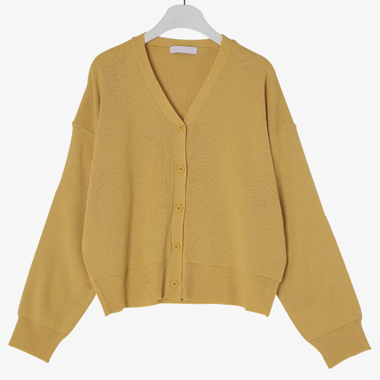 (13컬러) 베이직 페더 브이넥 니트 가디건