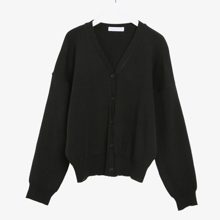 (13컬러) 베이직 페더 브이넥 니트 가디건
