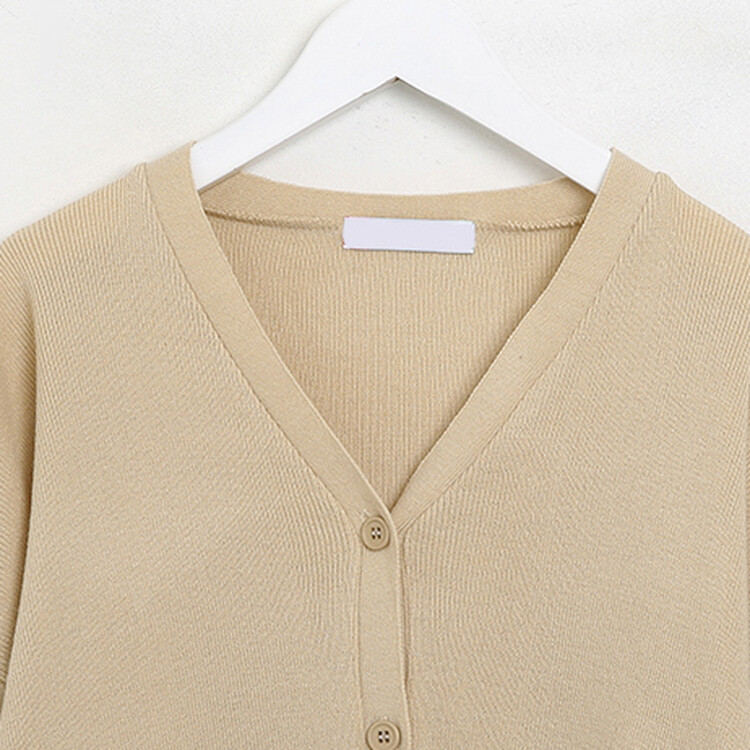 (13컬러) 베이직 페더 브이넥 니트 가디건