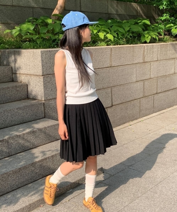 パリス刺繍デニムボールキャップ｜ヘアアクセサリー｜韓国