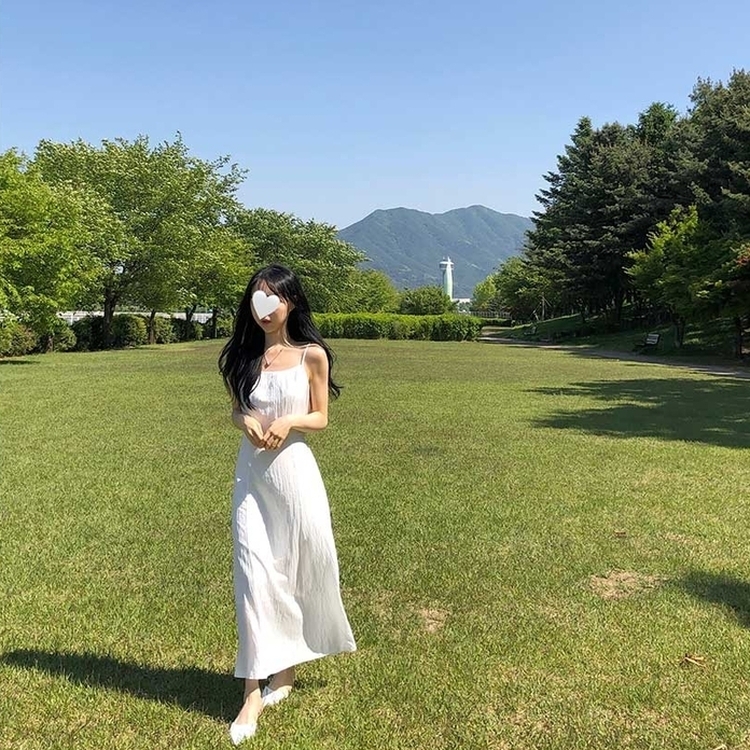 ビスチェキャミソールロングワンピース IVORY