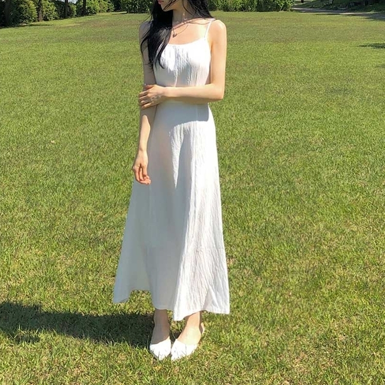 ビスチェキャミソールロングワンピース IVORY