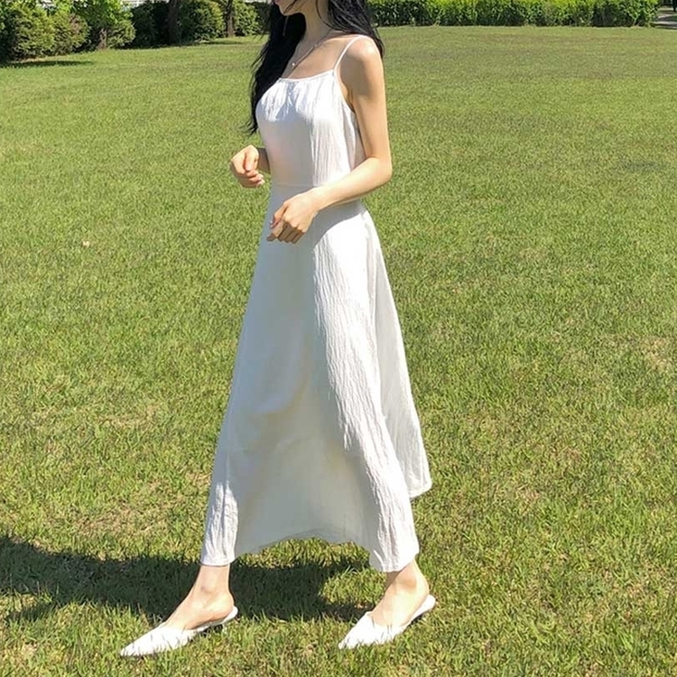 ビスチェキャミソールロングワンピース IVORY