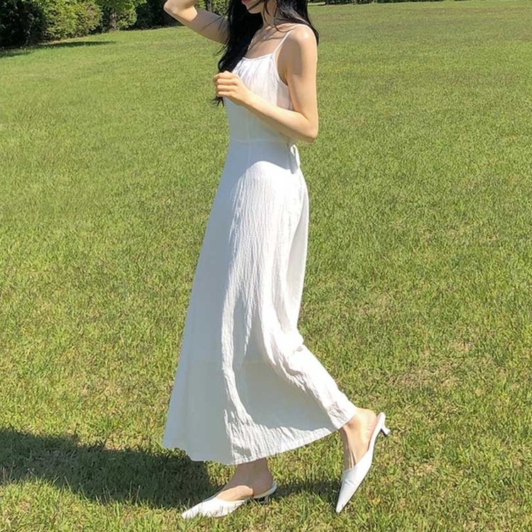 ビスチェキャミソールロングワンピース IVORY