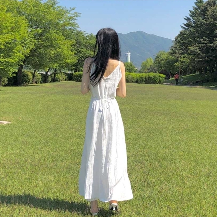 ビスチェキャミソールロングワンピース IVORY