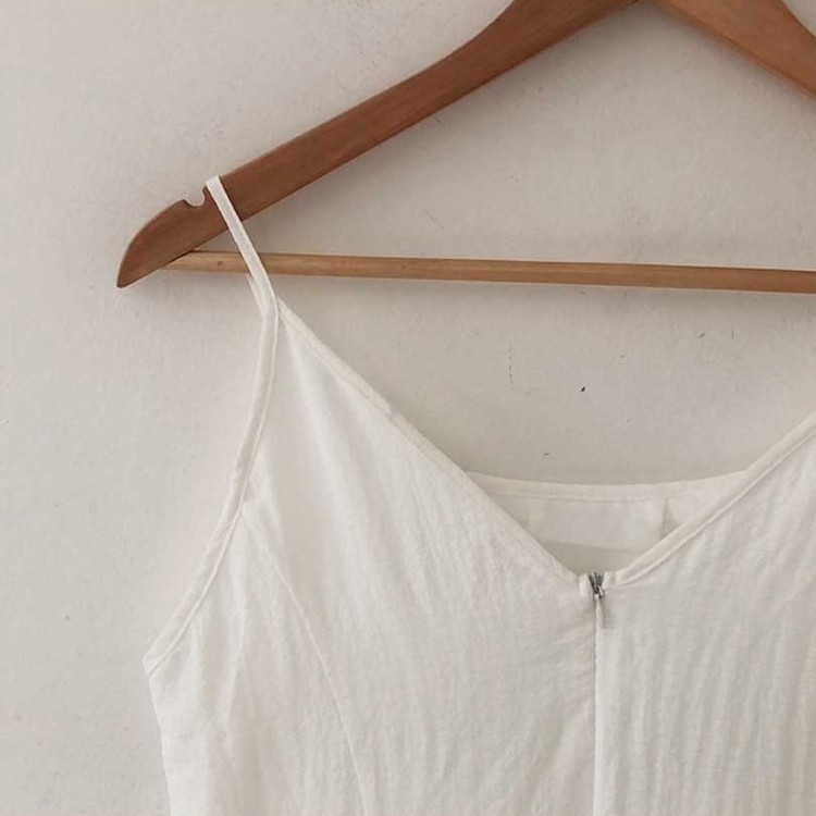 ビスチェキャミソールロングワンピース