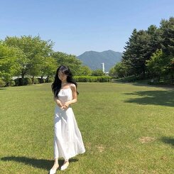 ビスチェキャミソールロングワンピース IVORY