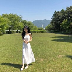 ビスチェキャミソールロングワンピース IVORY