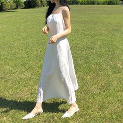 ビスチェキャミソールロングワンピース IVORY