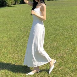 ビスチェキャミソールロングワンピース IVORY