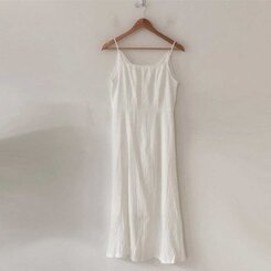 ビスチェキャミソールロングワンピース