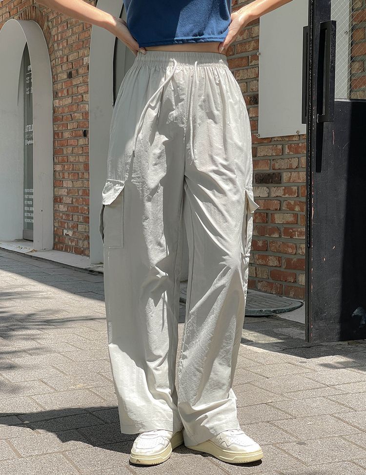 クーリングカーゴロングパンツ6色 IVORY