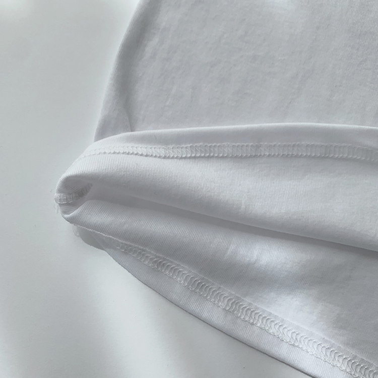 ベーシック無地セミクロップ半袖Tシャツ5色