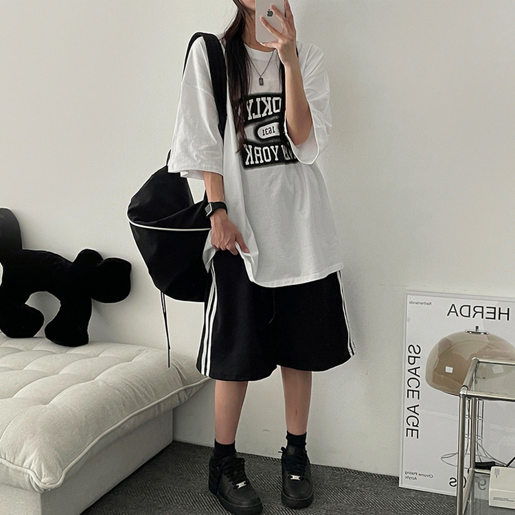 ロードライントラック5分丈ハーフパンツ｜ショートパンツ｜韓国