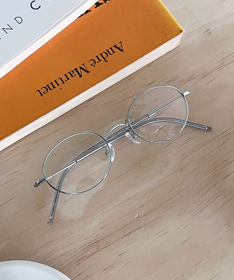 シルバーメタルメガネ｜ファッション雑貨｜韓国ファッション通販