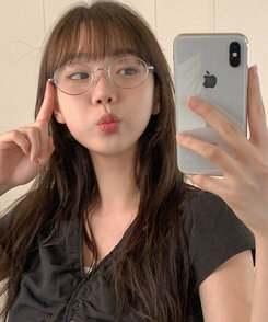 シルバーメタルメガネ｜ファッション雑貨｜韓国ファッション通販 SONA