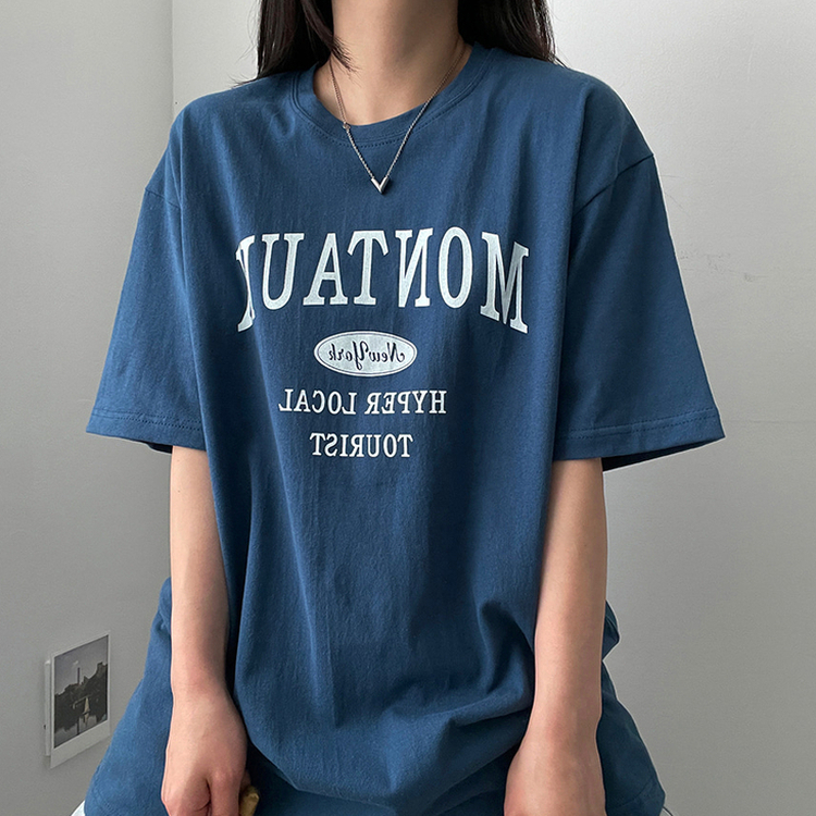 デイリーカジュアルラウンドネック半袖Tシャツ｜半袖Tシャツ｜韓国