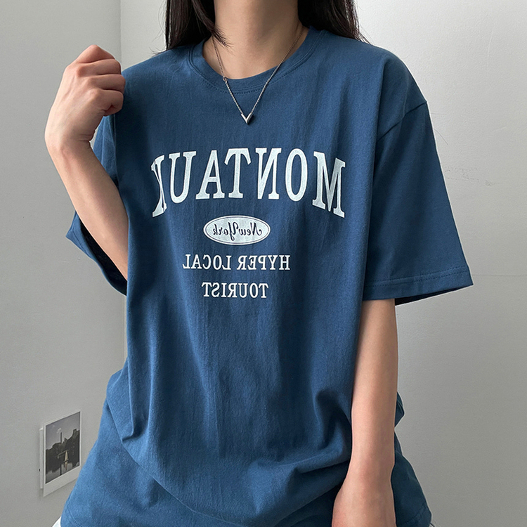 デイリーカジュアルラウンドネック半袖Tシャツ｜半袖Tシャツ｜韓国