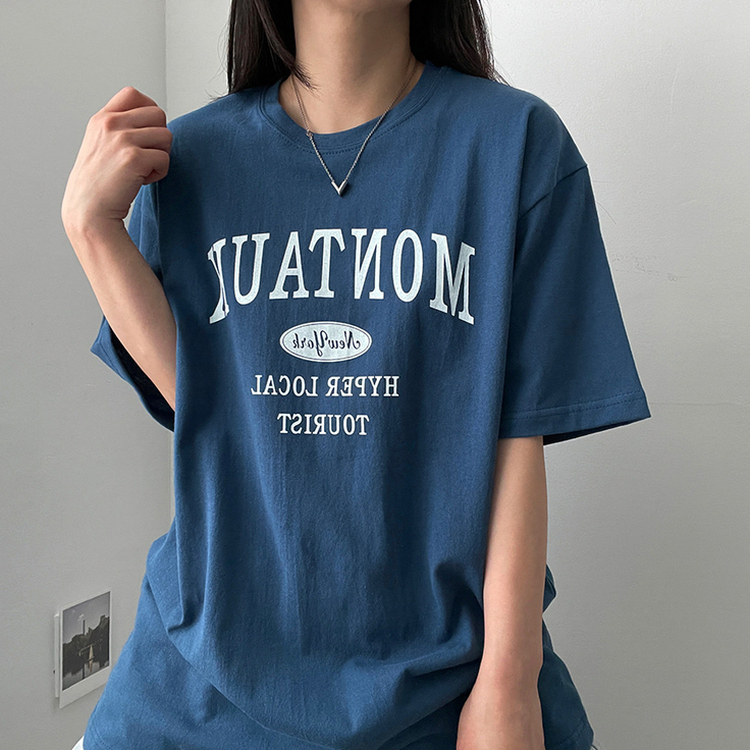デイリーカジュアルラウンドネック半袖Tシャツ｜半袖Tシャツ｜韓国