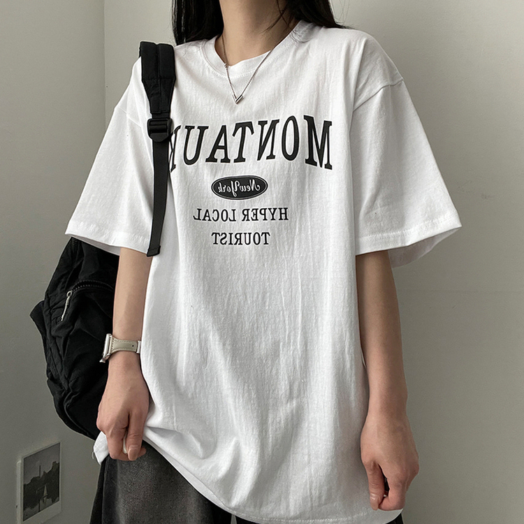 デイリーカジュアルラウンドネック半袖Tシャツ｜半袖Tシャツ｜韓国