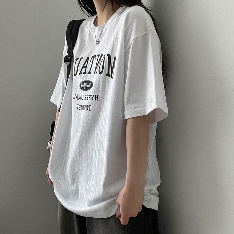 デイリーカジュアルラウンドネック半袖Tシャツ｜半袖Tシャツ｜韓国