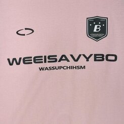 半袖Tシャツ ルーズフィットラグラン配色トラック半袖Tシャツ