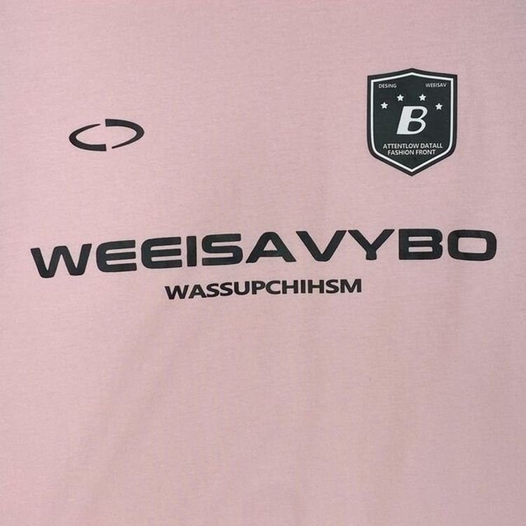 ルーズフィットラグラン配色トラック半袖Tシャツ