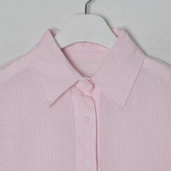 デイリーストライプ半袖シャツ