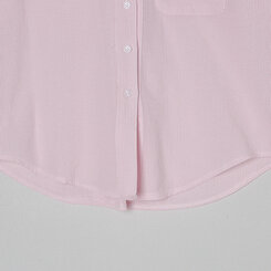 デイリーストライプ半袖シャツ