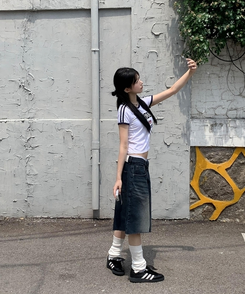 半袖Tシャツ ロンドンスポーティーライン半袖Tシャツ WHITE