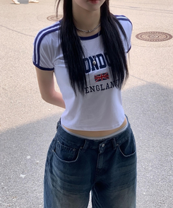 半袖Tシャツ ロンドンスポーティーライン半袖Tシャツ WHITE