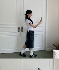 半袖Tシャツ ロンドンスポーティーライン半袖Tシャツ WHITE