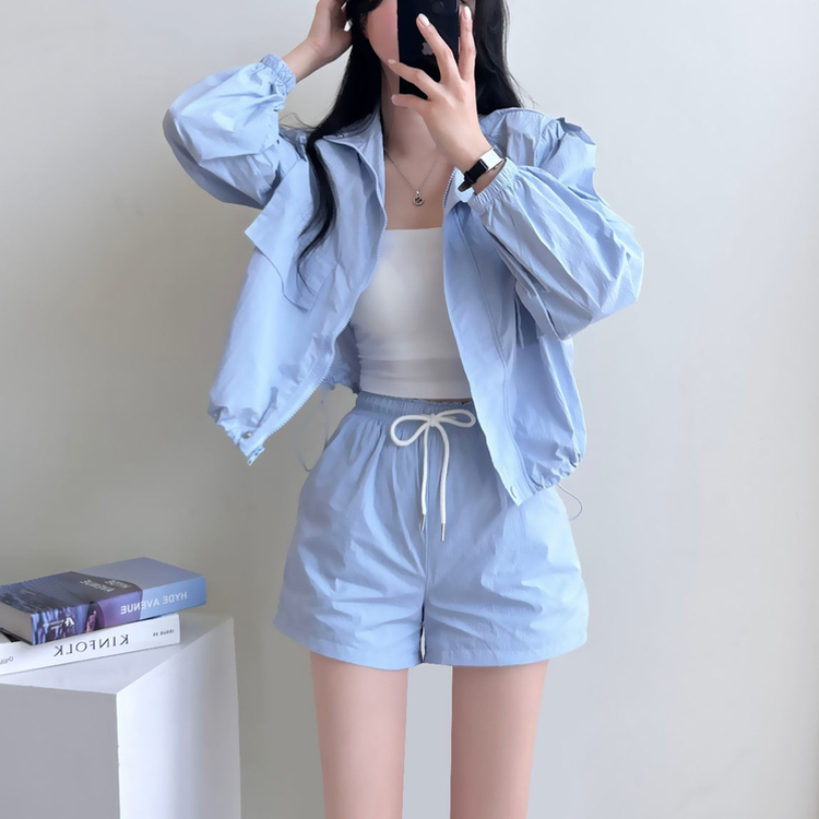 TFW49 ウィンドブレーカー ショートパンツ セットアップ SET】ウィンドブレーカージップアップ ショートパンツ