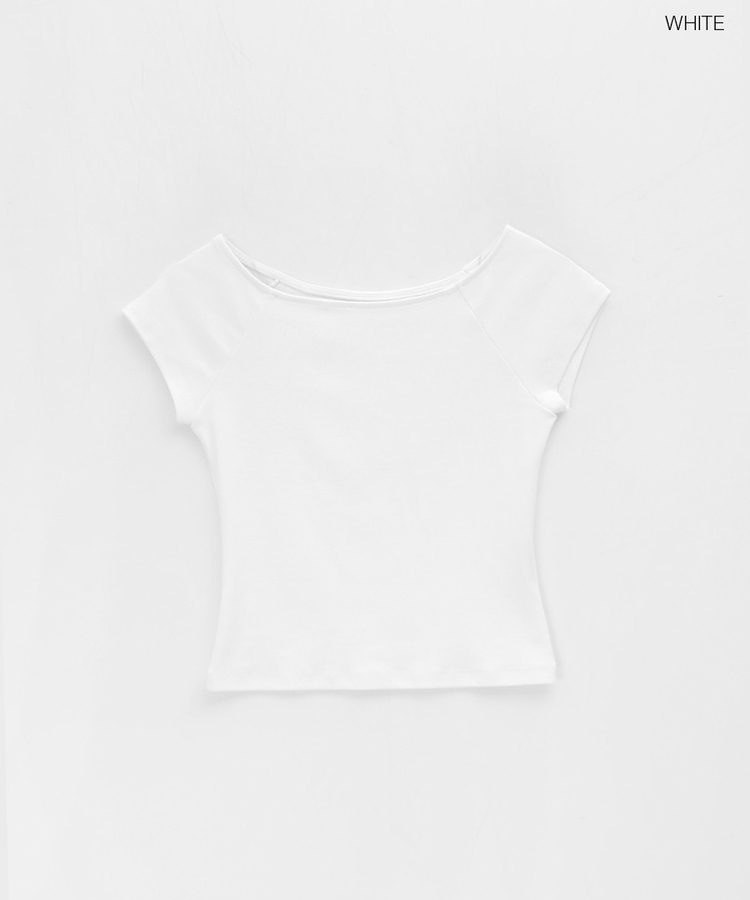 ミニブラグランワンショルダー半袖Tシャツ