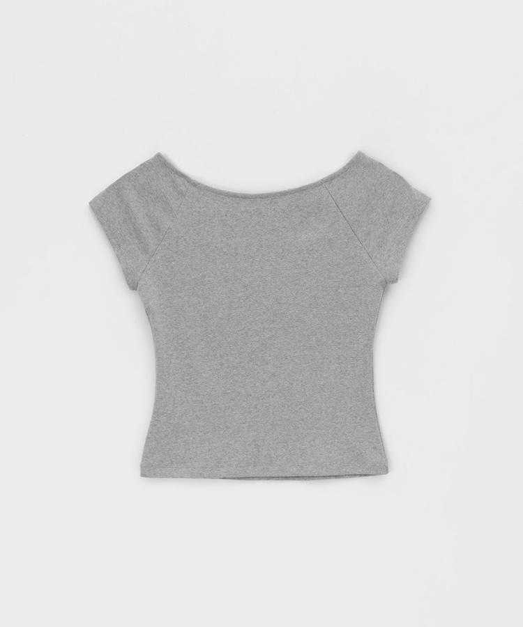 ミニブラグランワンショルダー半袖Tシャツ