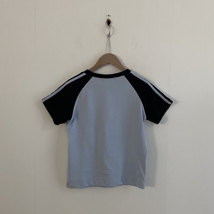 사커 워닝 라인 배색 프린팅 반팔티셔츠 5color