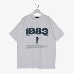 半袖Tシャツ ナンバープリンティング半袖Tシャツ
