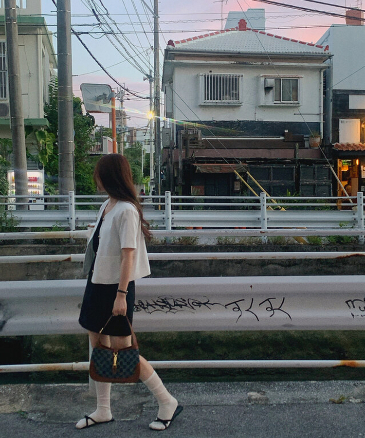 シースルーサマーリブソックス IVORY