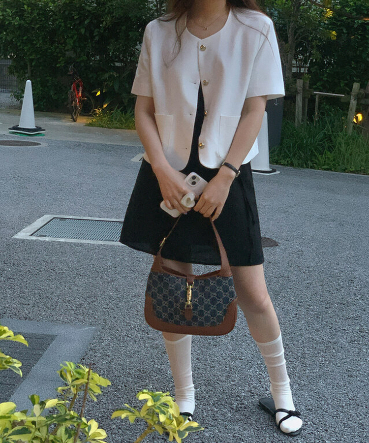 シースルーサマーリブソックス IVORY