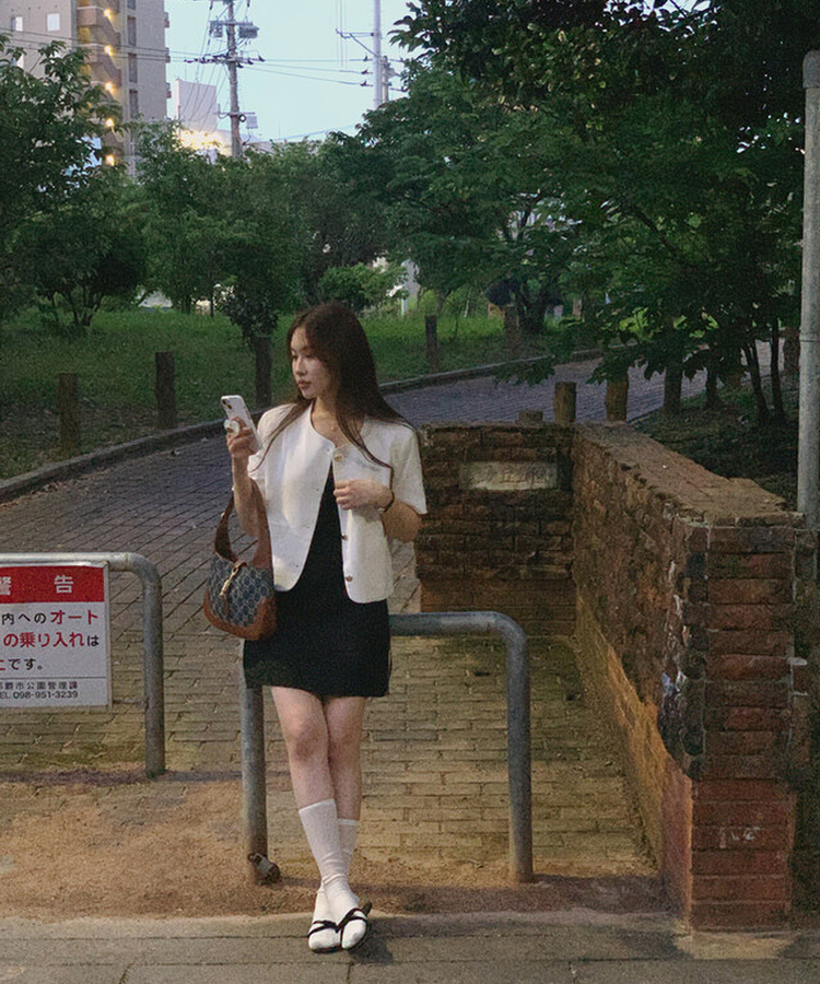 シースルーサマーリブソックス IVORY